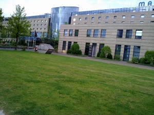 Blick auf das maritim Hotel Bad Godesberg