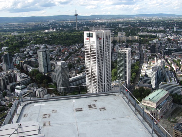 Blick vom Main Tower aus.